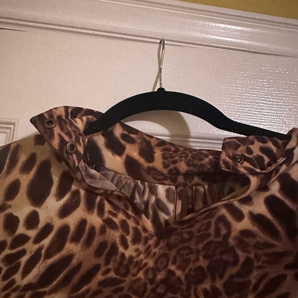 Leopard print dress medium - Picture 2 of 4
